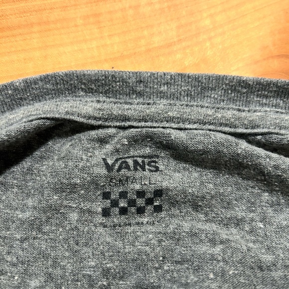 Off The Wall VANS Grey Shirt Size Small - Picture 5 of 6